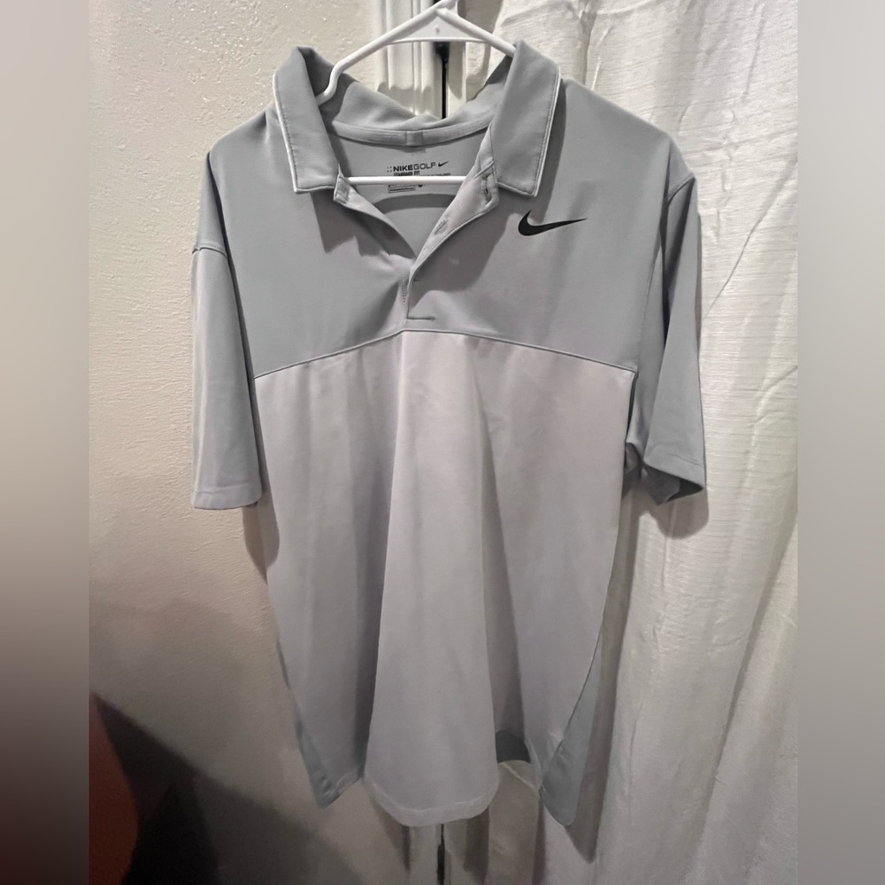 Men’s grey Nike Golf Polo